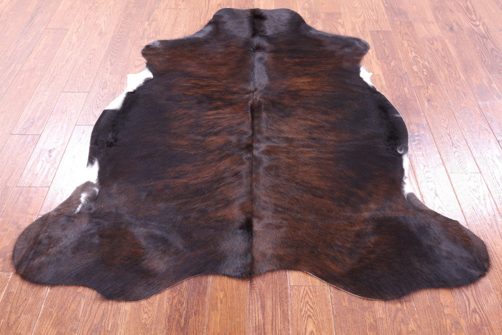 5' 11" X 5' 3" Natural Cowhide Rug C2043