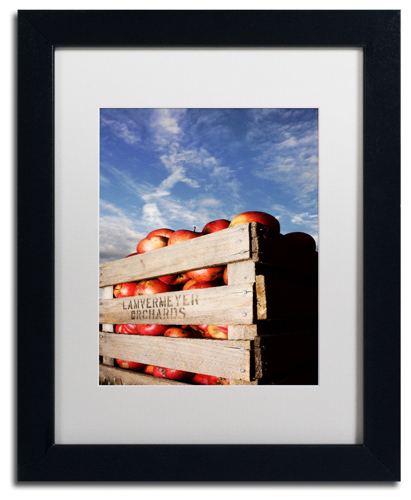 Jason Shaffer 'Orchard' Matted Framed Art, Black Frame, White Mat, 11x14