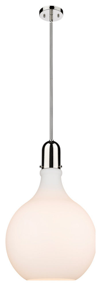 Innovations 492-1S-PN-G581-16 Amherst 1 Light 15.75" Pendant Polished Nickel