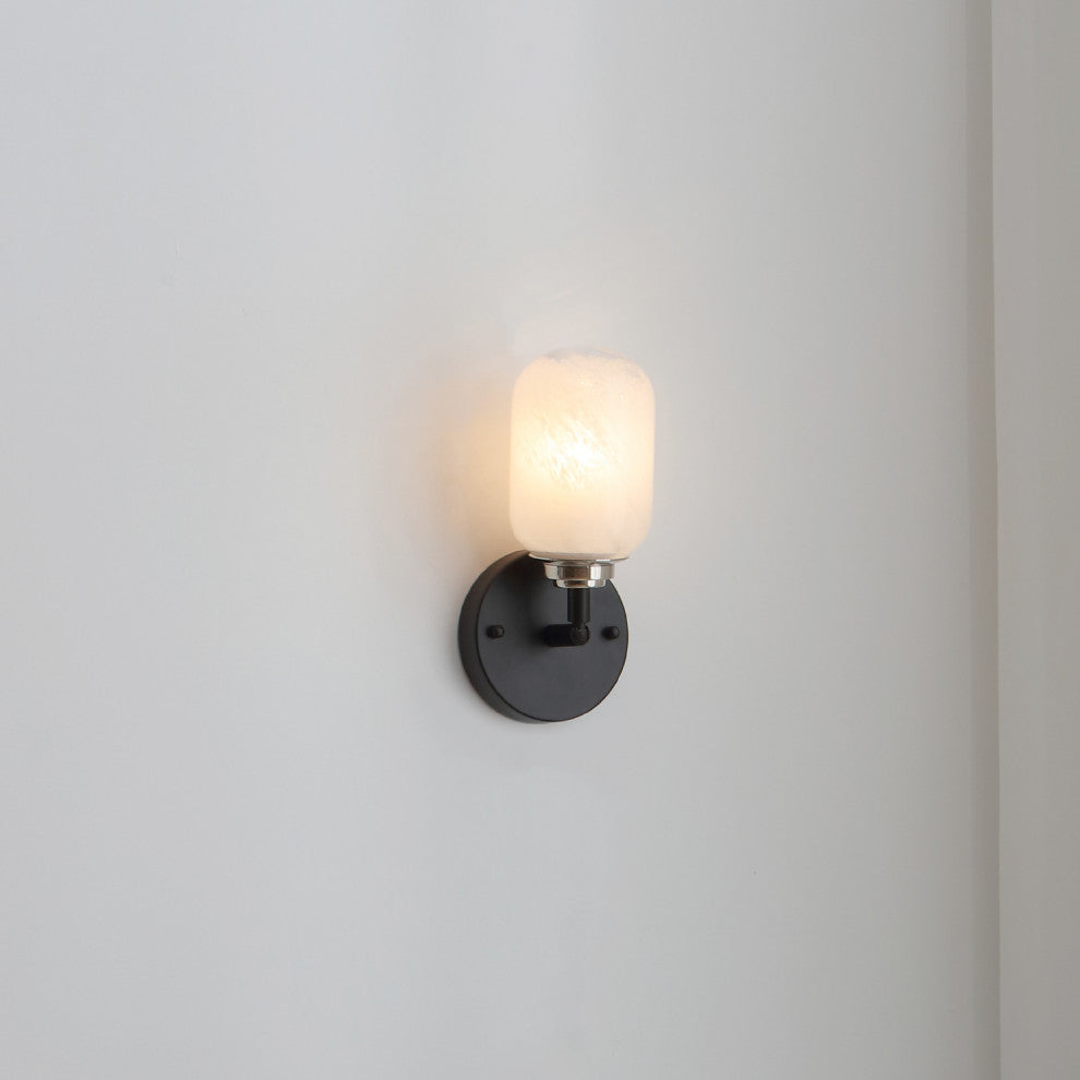 Seren 1 Light Wall Sconce Matte Black