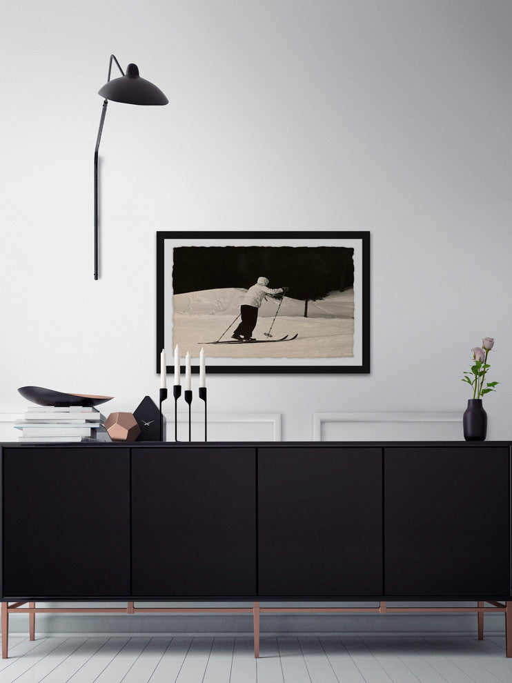 "Cross Country Ski" Framed Painting Print, 36"x24"