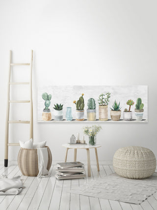 "Just Another Succulent" Painting Print on Wrapped Canvas