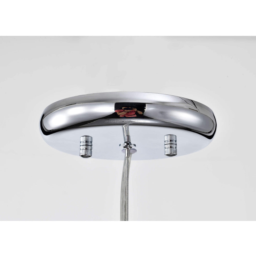 Silvia 8-Light Chrome Firework Chandelier