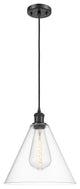 INNOVATIONS LIGHTING 516-1P-BK-GBC-122-LED Ballston Cone Mini Pendant