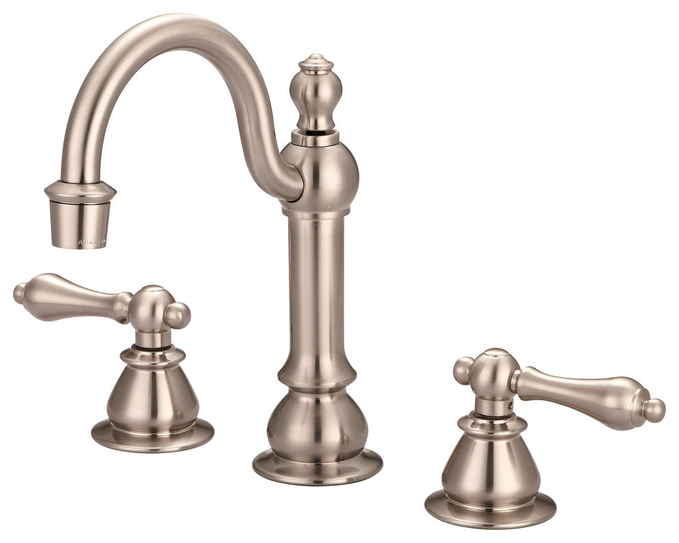 Water Creation Vintage Classic Widespread Lavatory Faucet With Pop-Up Drain