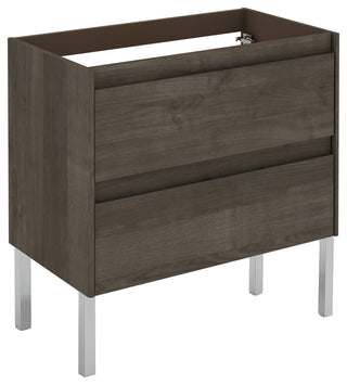 WS Bath Collections Ambra 80F Base Ambra 31" Single - Gloss Anthracite