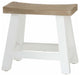 2 Piece Saddle Top Stool Set