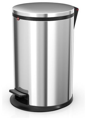 Hailo Pure Waste Bin "M", Stainless