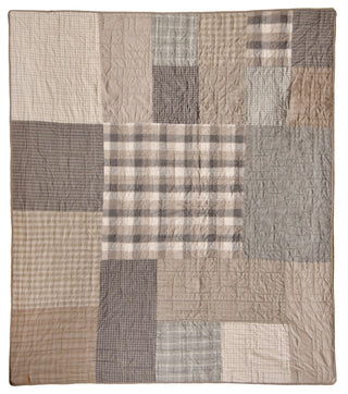 Smoky Square cotton Throw