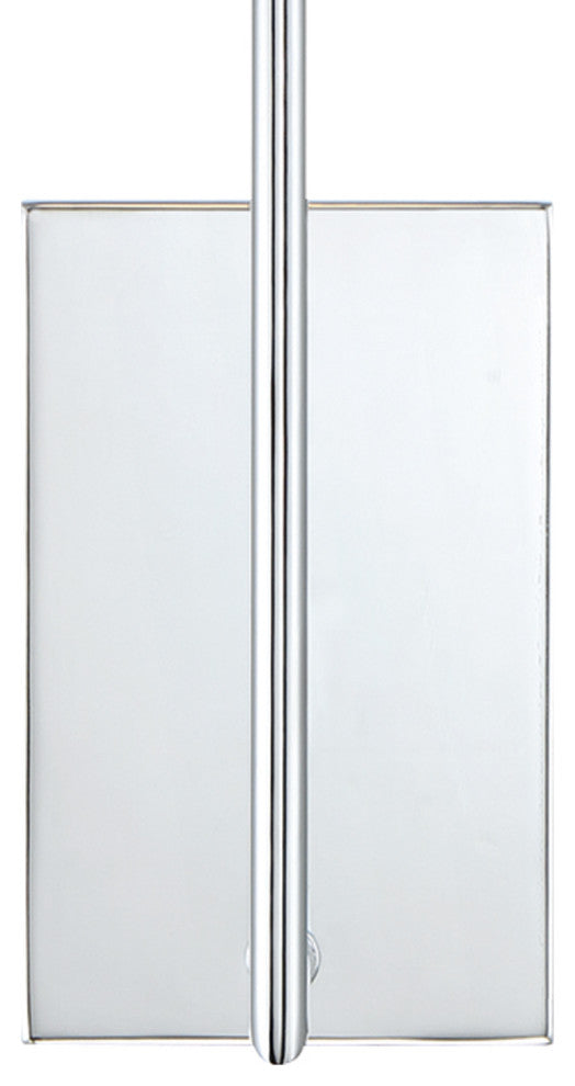 Crystorama Lena 1-Light Sconce, Polished Chrome