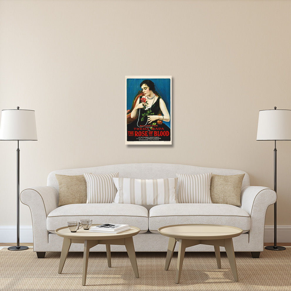 "Poster, Rose of Blood, The 01" Canvas by Hollywood Photo Archive, 24x36"