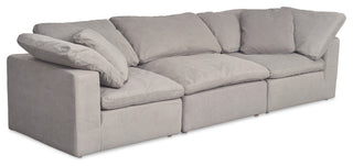 Clay Modular Sofa Performance Fabric, Grey