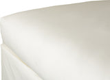 Italian Percale Fitted Sheet, Ivory, King