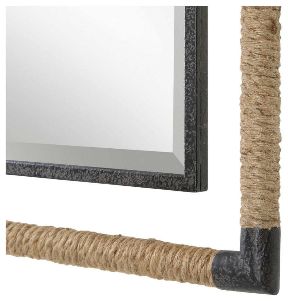 Uttermost 09769 Melville 28" W x 38" H Rectangular Framed - Rust Black