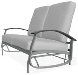 Belle Isle Cushion Deep Seating 2-Seat Glider, Dazzle/Graphite