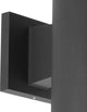 Progress Lighting 1-Light Wall Lantern Metal Cylinder, Black