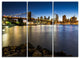 "Distant View of Brooklyn Bridge" Canvas Print, 3 Panels, 36"x28"