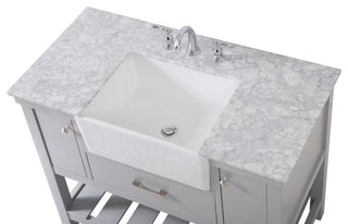 Home Living 22" Farmhouse Grey-Light Bathroom Vanity
