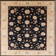 Ahgly Company Indoor Square Mid-Century Modern Area Rugs, 5' Square