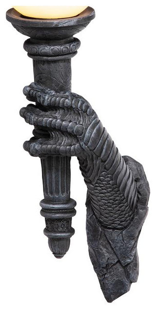 Design Toscano Blackfriars Gate Wall Torchiere