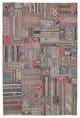 Rug N Carpet - Handmade Anatolian 6' 8'' x 9' 10'' Unique Patchwork Kilim Rug