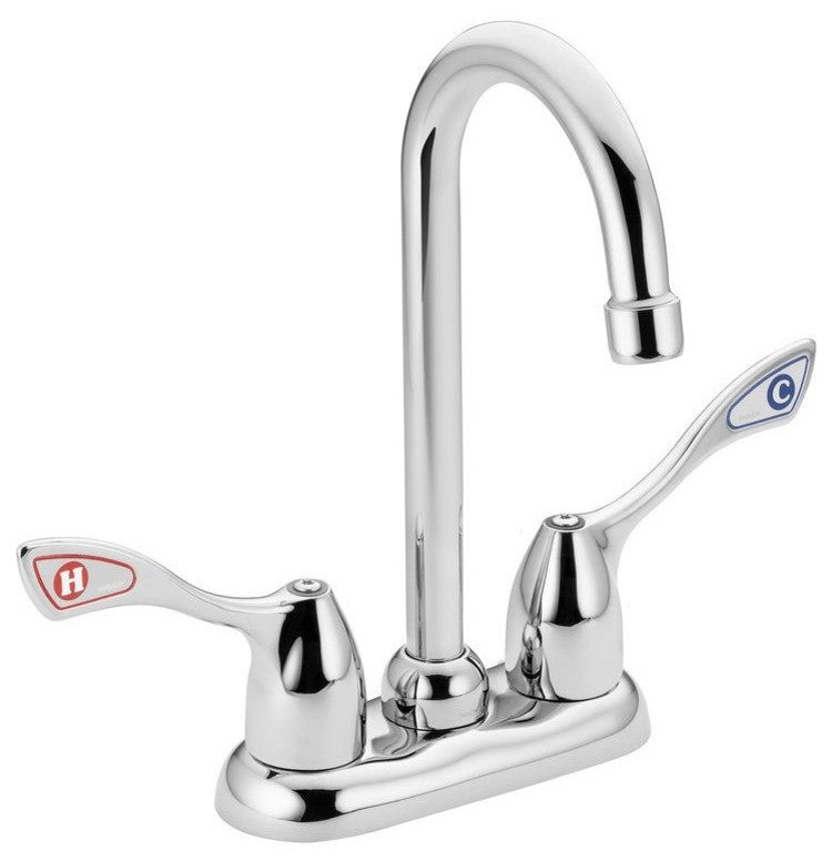 Moen M-BITION Double Handle Pantry Faucet, 8"x5"x11"