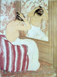 Mary Cassatt The Coiffure , 21"x28" Wall Decal