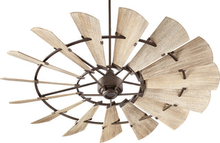 Windmill Transitional Ceiling Fan, Oiled Bronze