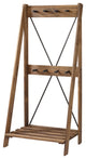 Frankie 68" Solid Wood Angled Hall Tree - Brown
