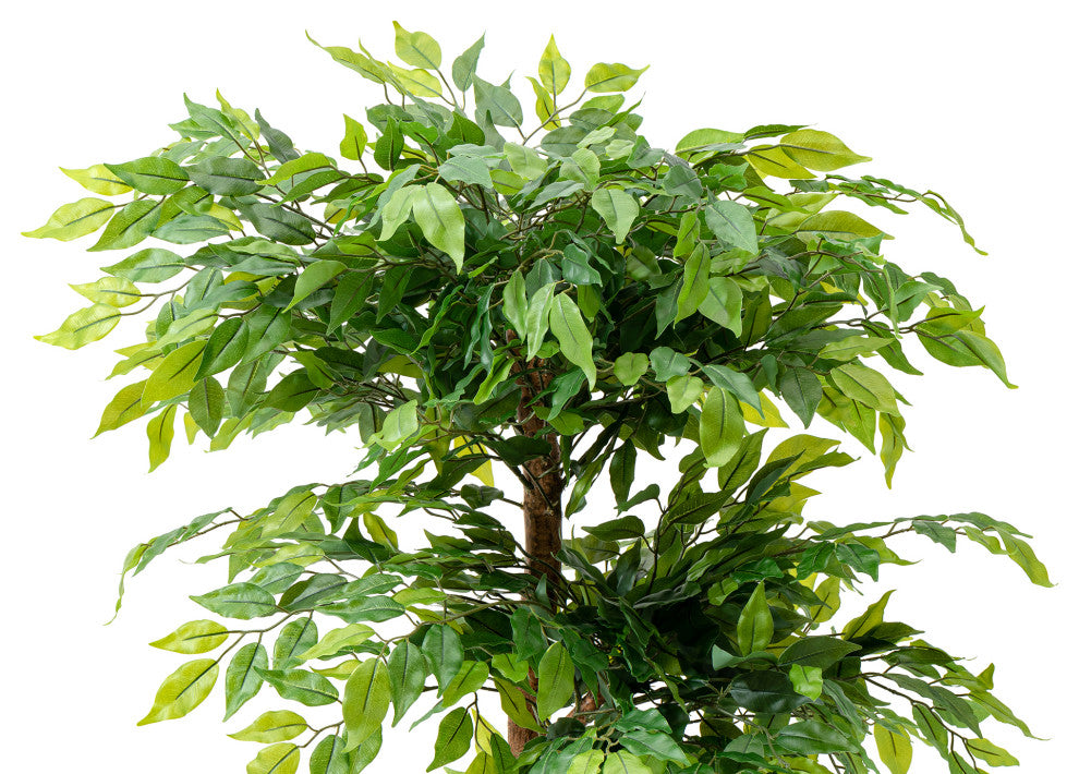 5' Creative Shaped Faux Ficus Tree in Pot