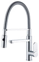 Deck Mounted Swivel Spout Pull Down Kitchen Faucet