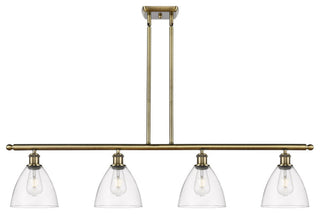 Innovations 516-4I-AB-GBD-752 4 Light Island Light, Antique Brass