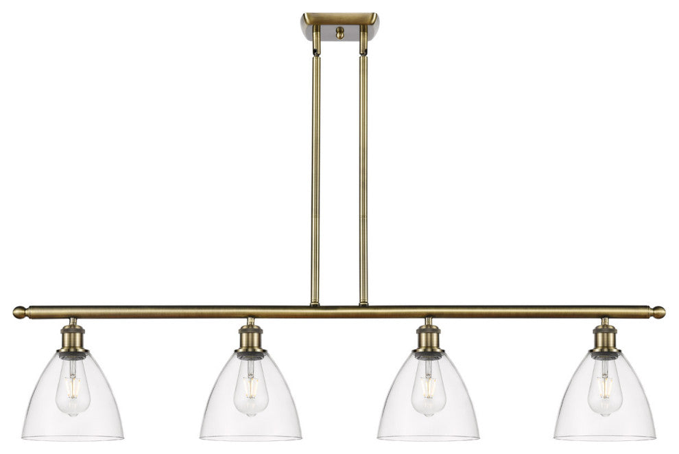 Innovations 516-4I-AB-GBD-752 4 Light Island Light, Antique Brass