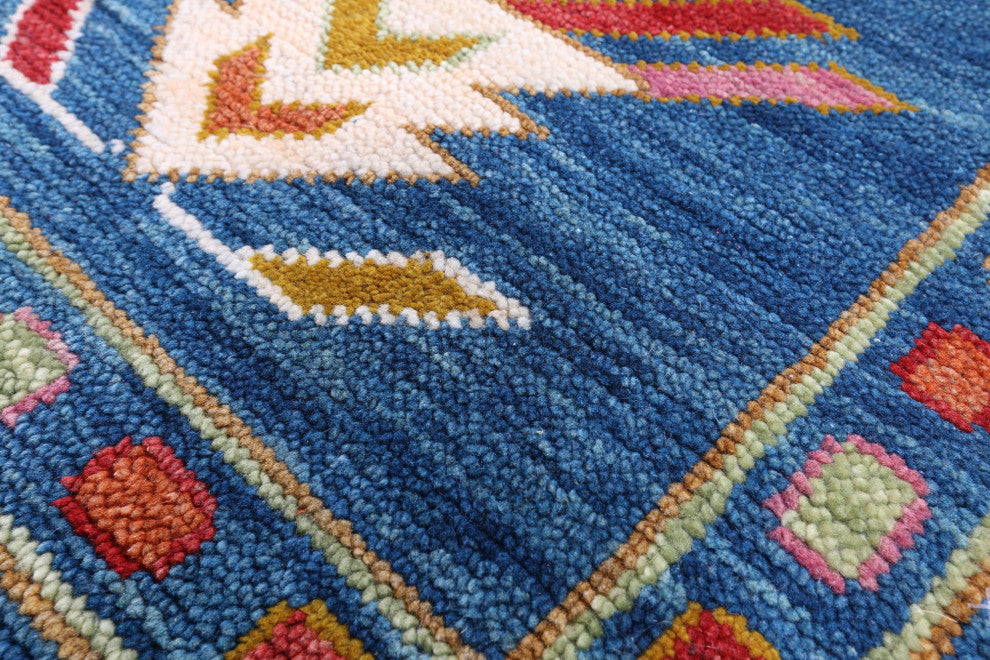 9' 1" X 12' 2" Persian Gabbeh Tribal Handmade Wool Rug - Q15840