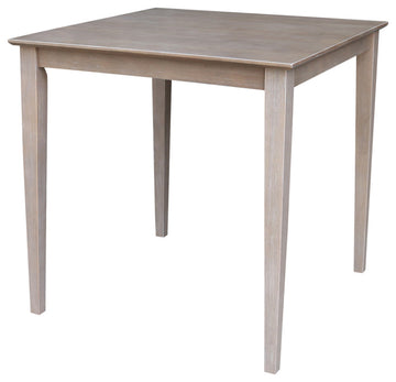 Solid Wood Top Table - Counter Height