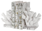 Uttermost Charbel White Bookends, Set of 2