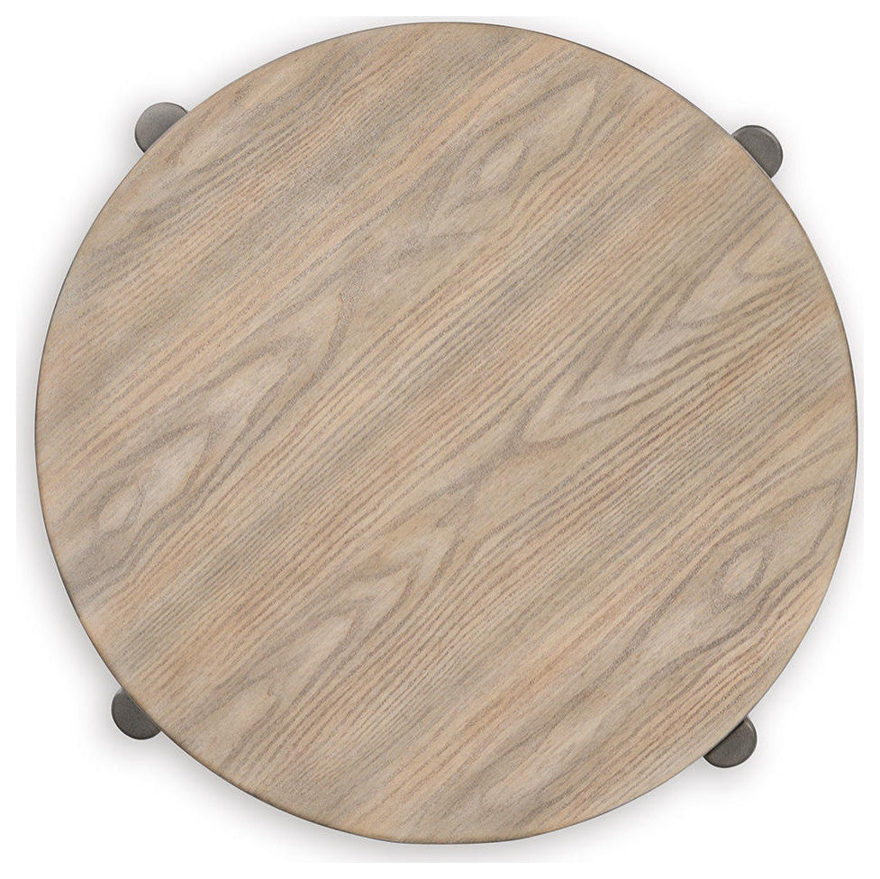 Dyonton Light Grayish Brown End Table