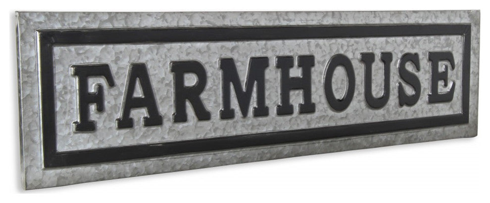 Galvanized Metal Farmhouse Wall Plate