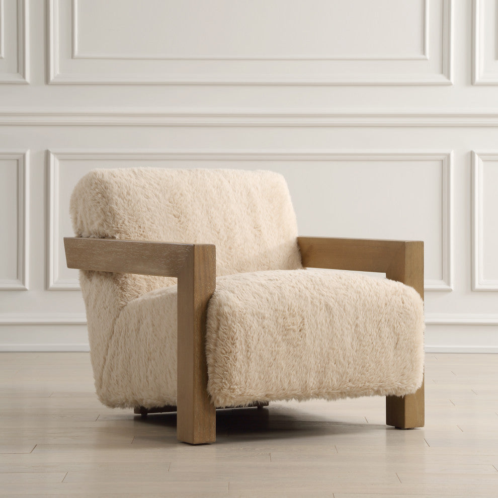 Uttermost Jackson Sheepskin Accent Chair