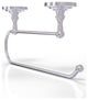 Prestige Que-New Under Cabinet Paper Towel Holder, Satin Chrome