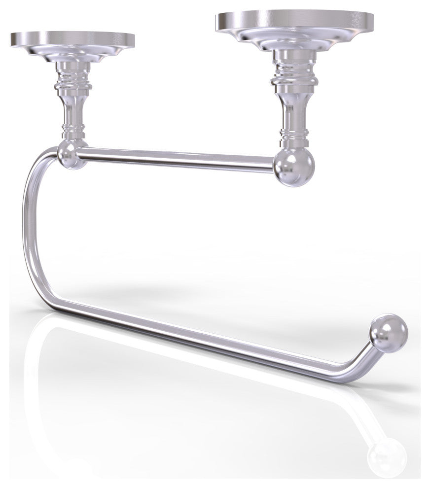 Prestige Que-New Under Cabinet Paper Towel Holder, Satin Chrome