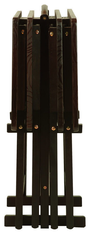 05pcs Tray Table Set-Espresso
