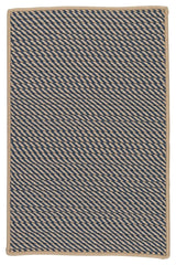 Colonial Mills Point Prim IM53 Blue Indoor/Outdoor Area Rug, Rectangular 3'x5'
