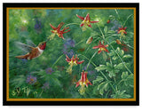 Jeff Tift 'Rufous Hummingbird' Canvas Art, 32"x24"
