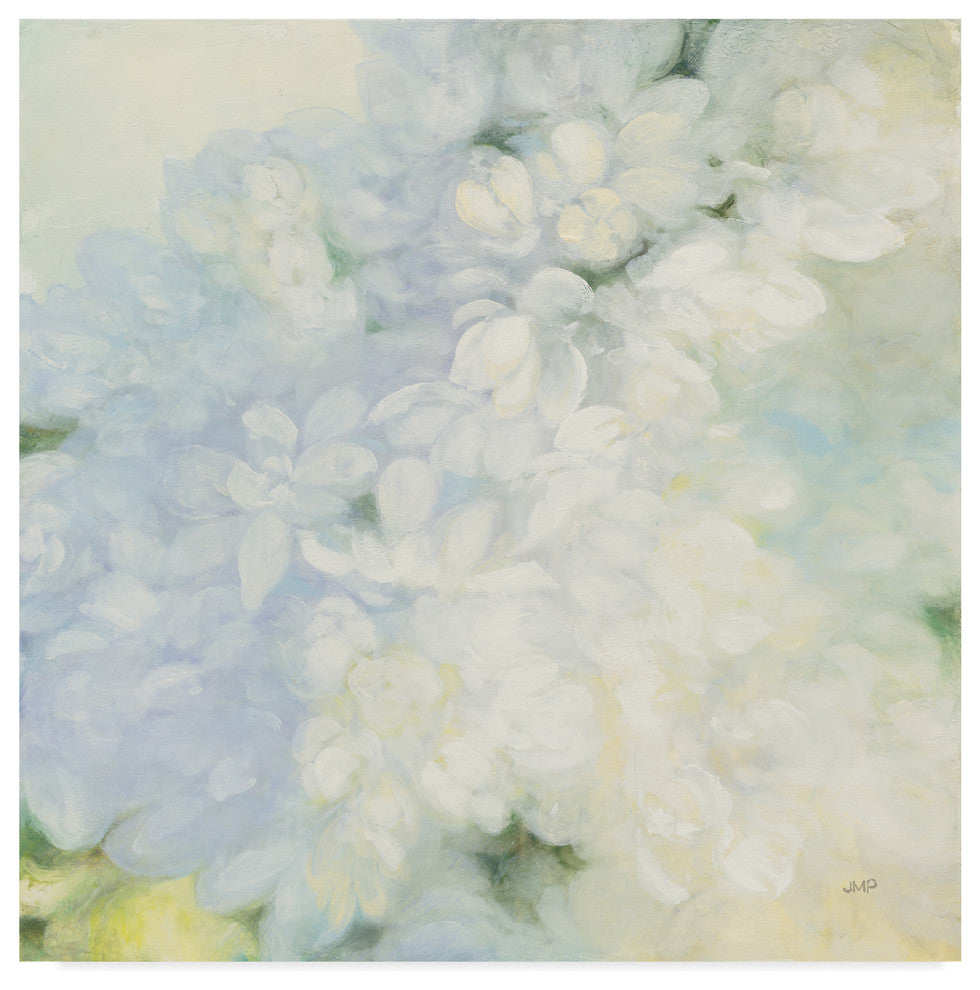 Julia Purinton 'White Lilacs' Canvas Art, 14"x14"