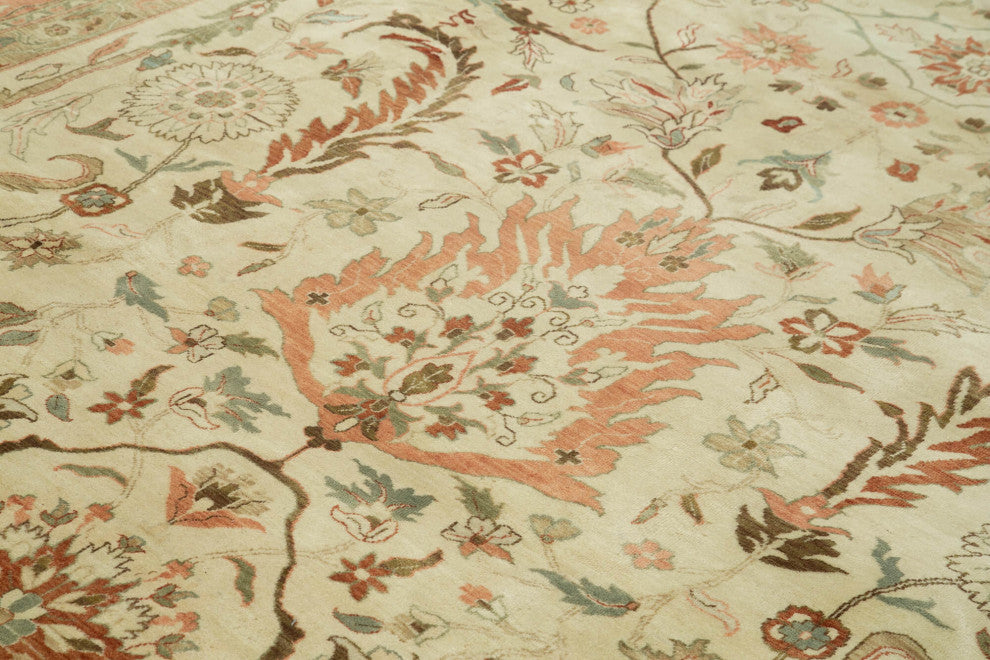 Rug N Carpet - Hand-Knotted Oriental 11' 10" x 18' Large Oushak Area Rug