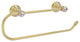 Carolina Crystal Wall Mounted Paper Towel Holder, Satin Brass