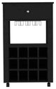 Bar Cart Bayamon, Living Room, Black