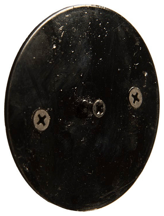 Gem Wall Slice, Brass Setting, Green Emerald