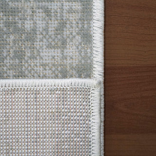 Bristol Grey and Lt Blue Area Rug, 7.10'x10.10'